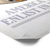 ヴィンテージ入隊 ポスター (角)