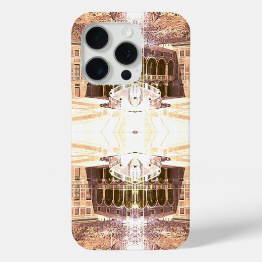 ヴィンテージ公国モナコ宮殿の中庭 Case-Mate iPhoneケース (裏面)