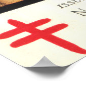 ヴィンテージ公衆衛生ナースポスター、"唾を吐かない" ポスター (角)