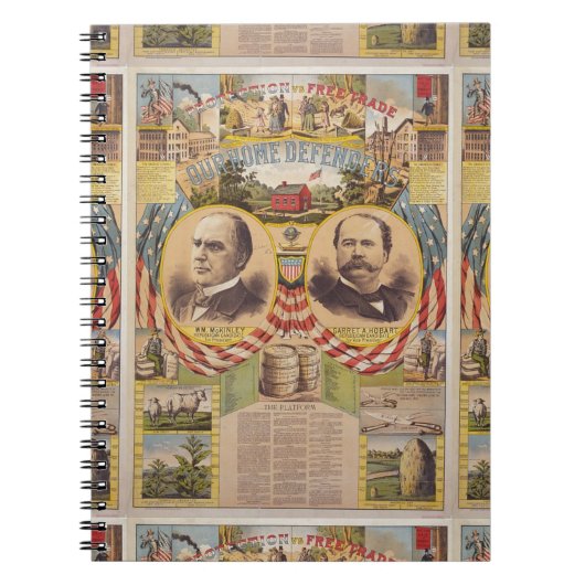ヴィンテージ共和党パーティー大統領の運動 ノートブック (正面)