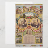 ヴィンテージ共和党パーティー大統領の運動 便箋 (正面/裏面)