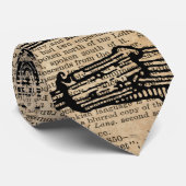 ヴィンテージ兵器アンティーク銃辞書アート ネクタイ (ロール)