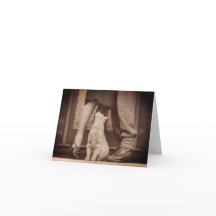 ヴィンテージ兵士さよなら猫が見える空白の時