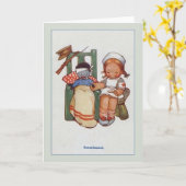 ヴィンテージ兵士のカードの取得 カード (黄色い花)