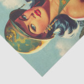 ヴィンテージ兵士のピンアップ 薄葉紙 (詳細)