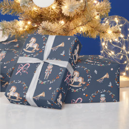 ヴィンテージ兵士 クリスマス包装紙 ラッピングペーパー