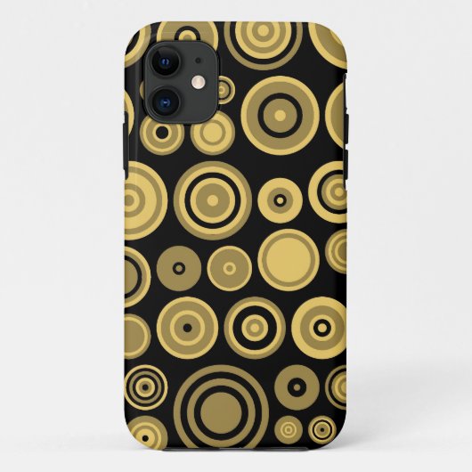 ヴィンテージ円のシームレスなグラフィック Case-Mate iPhoneケース (裏面)