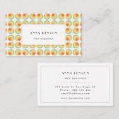 ヴィンテージ円模様 名刺 (正面/裏面)