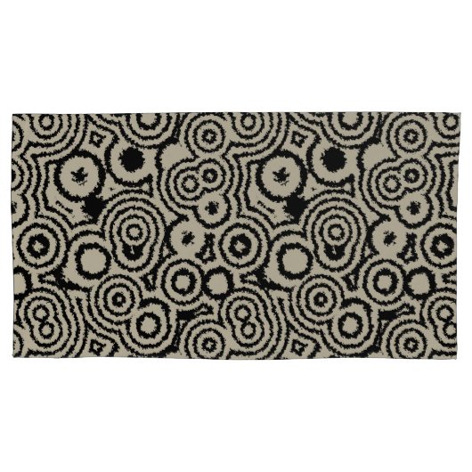 ヴィンテージ円 枕カバー (正面左)