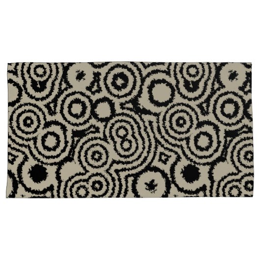 ヴィンテージ円 枕カバー (正面右)