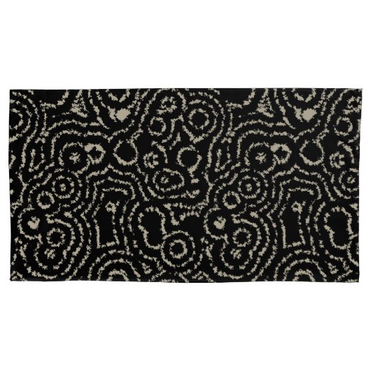 ヴィンテージ円 枕カバー (正面左)