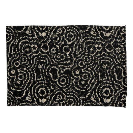 ヴィンテージ円 枕カバー (正面)