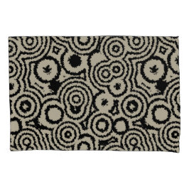 ヴィンテージ円 枕カバー