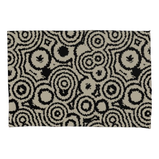 ヴィンテージ円 枕カバー (正面左)