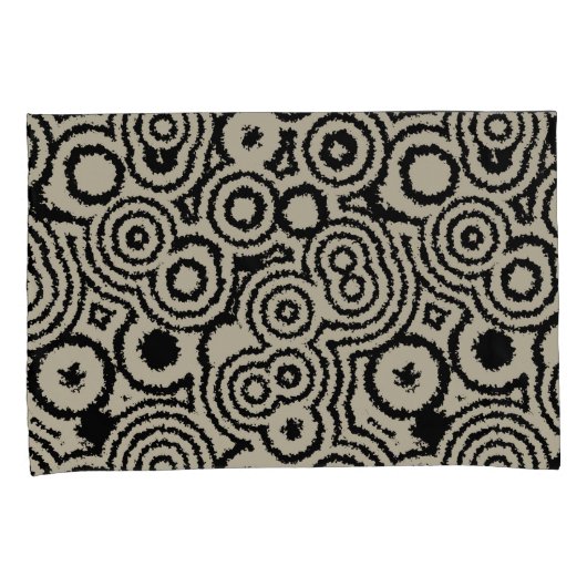 ヴィンテージ円 枕カバー (正面右)