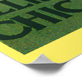 ヴィンテージ再生シカゴポスター ポスター (角)