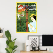 ヴィンテージ再生シカゴポスター ポスター (ホームオフィス)