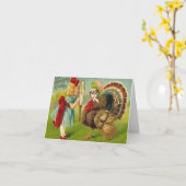 ヴィンテージ再生トルコ カード (黄色い花)