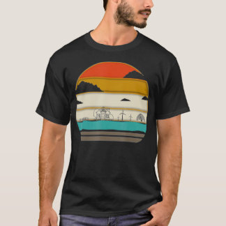 ヴィンテージ再生可能エネルギー Tシャツ