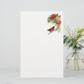 ヴィンテージ再生春ロビン 便箋 (スタンド正面)