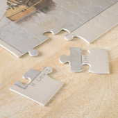 ヴィンテージ写真によるナチェズMSの表示(1854) ジグソーパズル (側面)