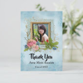 ヴィンテージ写真の卒業式 サンキューカード (スタンド正面)