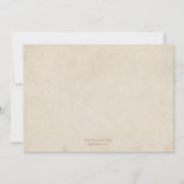 ヴィンテージ写真の卒業発表/招待状 招待状 (裏面)