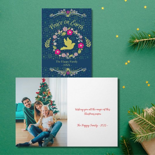 ヴィンテージ写真の平和 シーズンカード