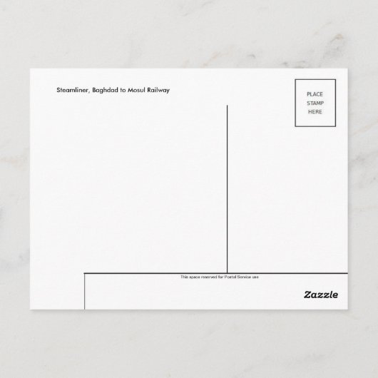 ヴィンテージ写真はがき ポストカード (裏面)