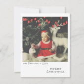 ヴィンテージ写真クリスマスカード – 赤信号 シーズンカード (正面)