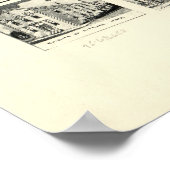 ヴィンテージ写真サフォークVAの地図(1907) ポスター (角)