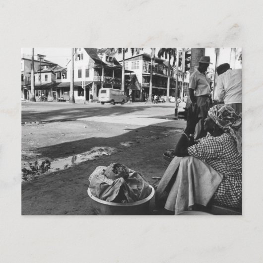 ヴィンテージ写真スリナム ポストカード (正面)