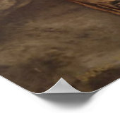 ヴィンテージ写真チッペワインディアン女性と子供 ポスター (角)