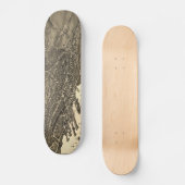 ヴィンテージ写真ナンタケットの地図(1881) スケートボード (正面)