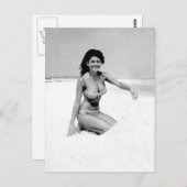ヴィンテージ写真ビキニ・ガール・ペンサコーラ，フロリダ ポストカード (正面/裏面)