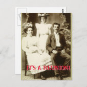 ヴィンテージ写真ファミリー懇親会 ポストカード (正面/裏面)