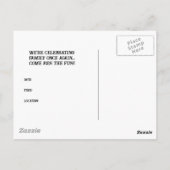 ヴィンテージ写真ファミリー懇親会 ポストカード (裏面)