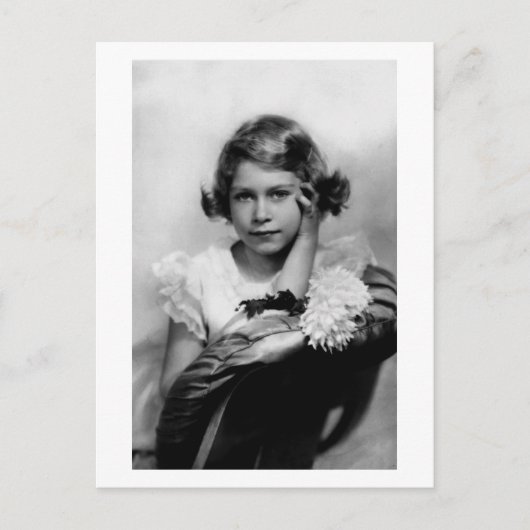 ヴィンテージ写真プリンセス ポストカード (正面)
