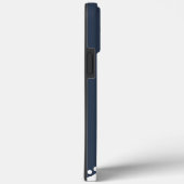 ヴィンテージ写真ペットタイポグラフィモダンネイビーブルー Case-Mate iPhoneケース (裏面 / 右)