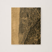 ヴィンテージ写真ホット春AR地図(1888) ジグソーパズル (縦)