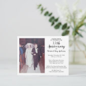 ヴィンテージ写真付き50周年結婚記念日 ポストカード (スタンド正面)