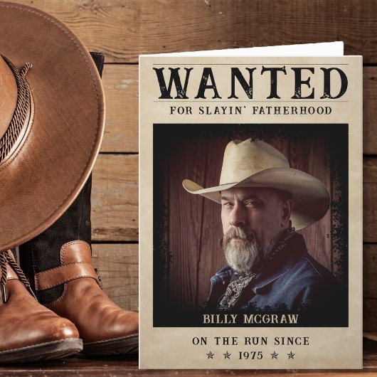 ヴィンテージ写真募集おもしろいポスター父の日 サンキューカード