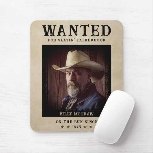 ヴィンテージ写真募集おもしろいポスター父の日 マウスパッド (マウス)