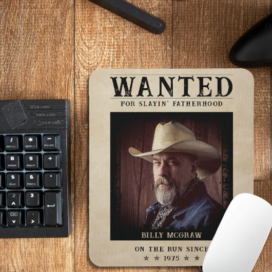 ヴィンテージ写真募集おもしろいポスター父の日 マウスパッド