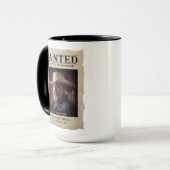 ヴィンテージ写真募集おもしろいポスター父の日 マグカップ (正面左)