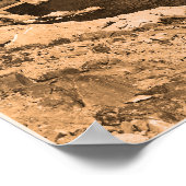 ヴィンテージ写真大きい石ダム ポスター (角)