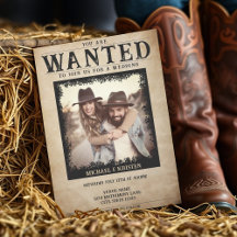 ヴィンテージ写真指名手配結婚ポスター