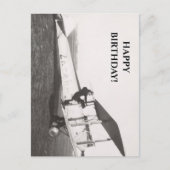 ヴィンテージ写真航空クール誕生日 ポストカード (正面)