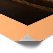 ヴィンテージ写真通りシーン ポスター (角)