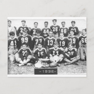 ヴィンテージ写真1932サッカーチーム ポストカード